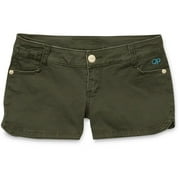 Juniors' Twill Mini Shorts