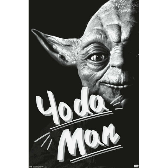 Star Wars: Saga - Yoda Man Wall Poster, 14.725" x 22.375"
