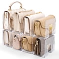 thumbnail image 1 of AMZABBY Organizador Acrílico para Carteras de 2 Piezas, 8 Compartimentos, Transparente, 1 of 7