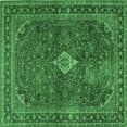 thumbnail image 1 of Ahgly Company Indoor Square Persian Emerald Green Traditional Area Rugs, 6' Square, 1 of 4