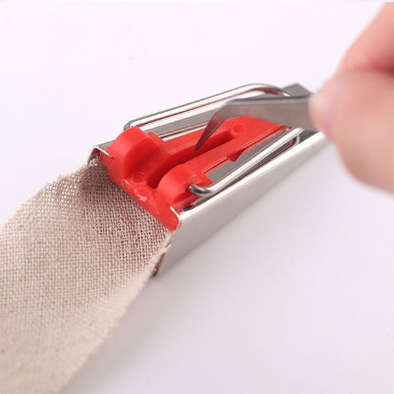 OUNONA Tape Maker Binding Tool for Quilting Supplies Fabric Bias Tools Red