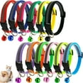 thumbnail image 6 of Puppy Collar with Bell, Reflective Cat Collars Girl Soft Adjustable Buckle for XXS XSmall Extra Small Puppies Female Male Tiny Pets Dogs Boy Kitten Yorkie Teacup Chihuahua Small, 6 of 6