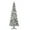 Green#2, variant on Christmas Tree HOMCOM 6' Artificial Pencil Christmas Tree, Slim Xmas Tree with 390 Realistic Branch Tips and Plastic Stand, White,Flocked Christmas Tree