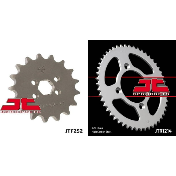 Front Rear Sproket Kit Honda Xr80 R F G H J K L M N P R S T V X Y 1 2 3 85 03 Jt Sprockets Walmart Com
