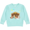 thumbnail image 2 of Inktastic Merry Christmas Cute Nativity Scene Toddler Sweatshirt, 2 of 4