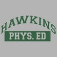 thumbnail image 2 of Netflix Men's Stranger Things Hawkins Phys. Ed Costume Pull Over Hoodie Athletic Heather 3X Large, 2 of 4