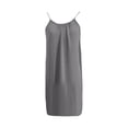 thumbnail image 6 of Horkkom Backless Dresses for Women Solid Color Sleeveless Midi Dresses Summer Beach Flowy Dresses XXL, 6 of 7