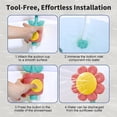 thumbnail image 5 of Dammyty Baby Bath Toys, Sunflower Shower Head Bathtub Toys, Water Sprinkler Bath Toys for Toddler 1-3, Infant Bathtime Fun Birthday Gift, 5 of 9