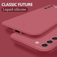 thumbnail image 1 of Funda de silicona líquida suave para Samsung S20 S21 FE 5G A51 A71 A21S A54, funda Original para S23 Ultra S21 S22 Plus A52 A72 A12 A32 Tan Jianjun unisex, 1 of 2
