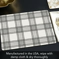 thumbnail image 4 of CounterArt Wired Plaid Premium Boxed Set of Decorative Hardboard Placemats, 4 of 6