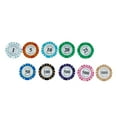 thumbnail image 2 of 100 Pcs Poker Chips Poker Games Accessories Digital Chips, 2 of 5