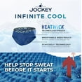 thumbnail image 4 of Jockey Men's Infinite Cool Microfiber Stretch Brief - 3 Pack, 4 of 5