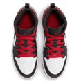 thumbnail image 4 of Little Kid's Jordan 1 Mid White/Gym Red-Black (DQ8424 106) - 11, 4 of 8