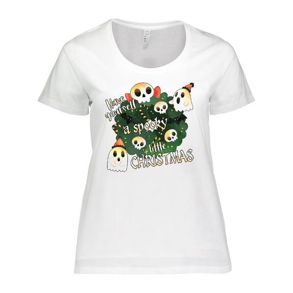 Inktastic Have Yourself a Spooky Little Christmas Women's Plus Size T-Shirt