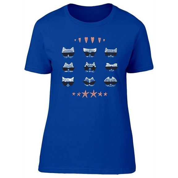 Cool Cats Thug Life Sunglasses Tee Women's - Women T-Shirt, Medium