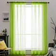 thumbnail image 3 of Voile Curtains With Ruffles In Linen Optics Transparent, 3 of 5