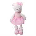 thumbnail image 2 of QJUHUNG Adorable Pink  Plush Toy with Ballet Skirt - Soft Polyester  Perfect Youngsters Gift, 2 of 5
