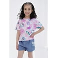 thumbnail image 2 of Hello Kitty T-Shirt and Chambray Shorts Outfit Set Little Kid to Big Kid, 2 of 5