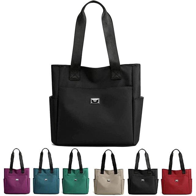 Bolsos de mano para mujer Bolso de hombro de nailon Bolso cruzado impermeable de gran capacidad para la escuela Compras Viajes Trabajo Uso diario