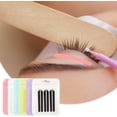 thumbnail image 3 of 36 Pcs Lash Lift Ribbon Kit, Soft Silicone Lash Lift Pads, Reusable Lash Lift Set, Eyelid Strips Tapes Makeup Beauty Tool for Eyelashes Lifting Shield (6 Colors), 3 of 7