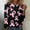 Pink, variant on AOOCHASLIY Women's Blouse Womens Round Neck Pullover Long Sleeved Casual Printed Tops