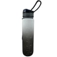 thumbnail image 5 of NutriFit Plus 32oz Motivational Gym Water Bottle with Time Markers & Leak-Proof Cap, BPA-Free - Purple & Pink, 5 of 16