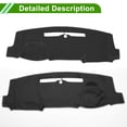 thumbnail image 5 of Unique Bargains Dash Cover for Chevy Silverado 2014-2018 Non-Slip Center Console Dash Cover Mat Polyester Silicone Gray, 5 of 7