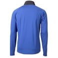thumbnail image 3 of Men's Cutter & Buck Blue Arnold Palmer Invitational Adapt Eco Knit Hybrid Recycled Quarter-Zip Pullover Top, 3 of 3