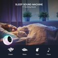 thumbnail image 4 of I-CODE Réveil pour Enfants, Entraîneur de Sommeil pour Enfants, Réveil Lumineux pour Enfants, Machine à Sons pour Dormir Blanc, 4 of 7