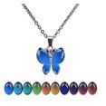 thumbnail image 1 of SIfdSeng Charm Temperature Sensing Color Changing Pendant Necklace Assorted Styles Unisex Gifts Stainless Steel Chain Jewelry, 1 of 9