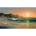 thumbnail image 3 of Beregovaya, Elena 18x12 Black Modern Framed Museum Art Print Titled - Evening wave, 3 of 5
