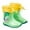 Green, variant on Gyujnb Kids Rain Boots Lightweight Short Ankle Boots for Boys Girls Toddler Outdoor Play Daily Wear,Boys Shoes,Girls Shoes,Size:8-9 Years