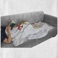 thumbnail image 6 of Japanese Soft Flannel Fleece Throw Blanket, Crime Fighter Ninja Cat and Heart Cartoon Superpower Animal Fighter Funny Design, Cozy Plush for Indoor and Outdoor Use, 60" x 80", Red Brown, by Ambesonne, 6 of 6