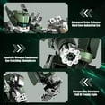 thumbnail image 4 of HIGH GODO Ensemble de Blocs de Construction Mech pour Adultes, Modèle de Robot Motorisé avec Plusieurs Armes, Style Industriel Rigide, Cadeaux de Collection pour Hommes Garçons 12+ (1403 Pcs), 4 of 6