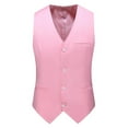 thumbnail image 1 of Birdeem Débardeur pour Hommes Rayé Mode Rétro avec Poches Simple Boutonnage Col en V Débardeurs Blouse, 1 of 1