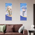 thumbnail image 1 of Lámina decorativa de pared con estampado de anime de Fryeren, 25 x 75 cm, rollo de tela, 2 unidades, 1 of 1