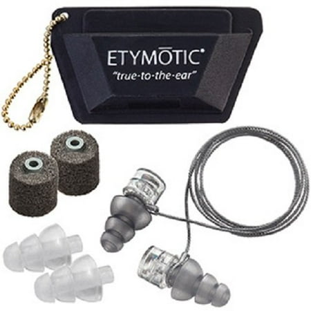 Etymotic High-Def Motorsport Earplugs, Designed to Fit Under Helmets, Universal Fit Package