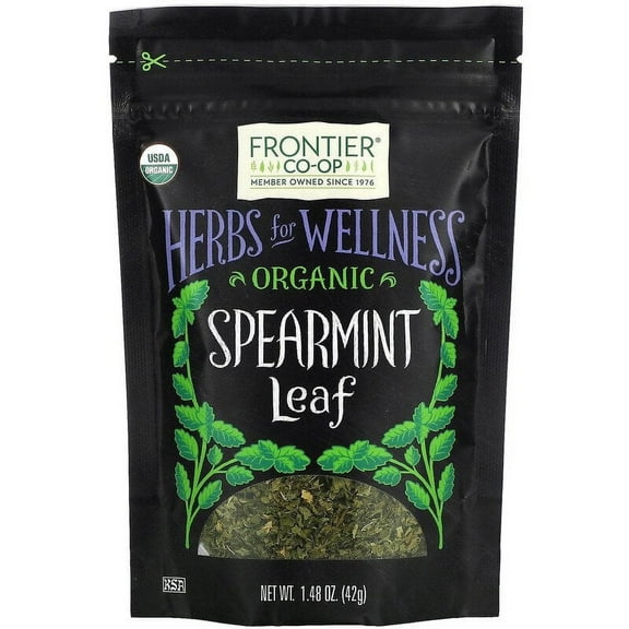 Frontier Co-op, Organic Spearmint Leaf, 1.48 oz Pack of 3