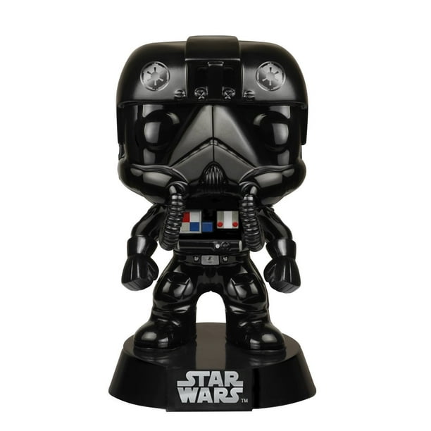 Funko POP Star Wars: Black Chrome Tie-Fighter Pilot NYCC Exclusive Action Figure - Walmart.com