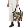 thumbnail image 6 of Kdxio Watercolor Tropical Flowers Women Reusable Grocery Bags Foldable Ripstop,Reusable Shopping Bags for Shopping,Gym,Gift, 6 of 7