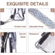 thumbnail image 3 of Bolso bandolera transparente aprobado por el estadio para mujer con correa de hombro ancha, bolso bandolera transparente de PVC, bolso de pecho pequeño con correa ajustable, 3 of 6