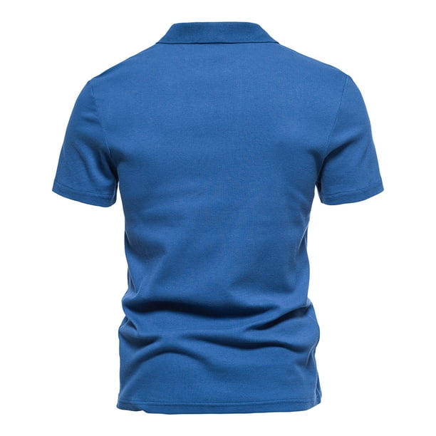 Erwazi Golf Shirts for Men Short Sleeve Regular Fit Casual Solid