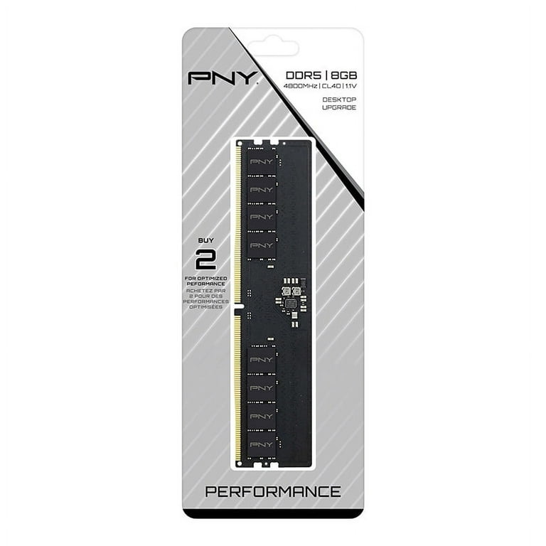 新品PNY DDR5 16GB 4800 PNY Performance 16GB DDR5 4800MHz Desktop Memory - Walmart.com