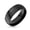 Black-8MM, variant on Plain Simple Dome Black Couples Titanium Wedding Band Ring for Men for Women Comfort Fit 8MM
