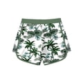 thumbnail image 4 of BOBOGOJP Girls Tankini Swimsuits 2 Piece Criss Cross Ruched Swimwear Printed Swim Shorts Girl Bathing Suit for 9-16 Years Green for Size 15-16 Years, 4 of 5