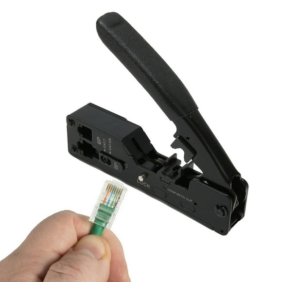 RJ45 Crimp Tool, Cable Crimping Tool Multifunction Skid Resistance Handle For Cat7a