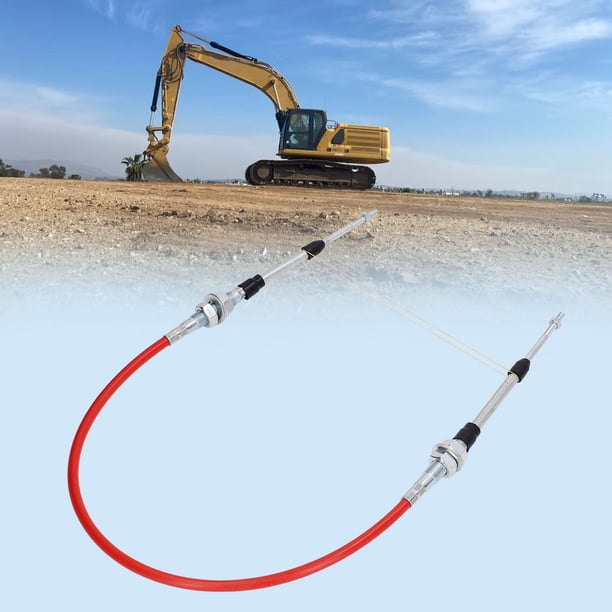 Cable de control del motor del acelerador de excavadora cable de control del acelerador Resistente al desgaste Instalación simple Respuesta oportuna para EX240 ANGGREK Otros