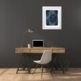 thumbnail image 3 of Straatsma, Leah 12x14 White Modern Wood Framed Museum Art Print Titled - Blue Floral Line Drawing, 3 of 4