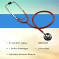 thumbnail image 3 of McKesson Stethoscope, Double-Sided Chestpiece - 22 in Tube, Red, 1 Ct, 3 of 12