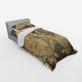 thumbnail image 2 of Ambesonne Vintage Bedding Set 3 Pcs, Old Map World, Twin, Multicolor, 2 of 2
